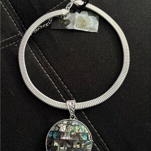 NWT Gardenia Necklace 925 Sterling Silver Women's Pendant Jewelry Gift